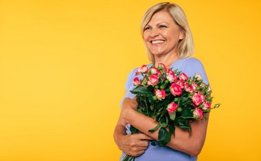 Blomster en en populær gave til mors dag